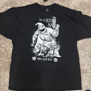 Hot Topic Black Graphic Tee - "I'm The Boo Man" Roll The Dice